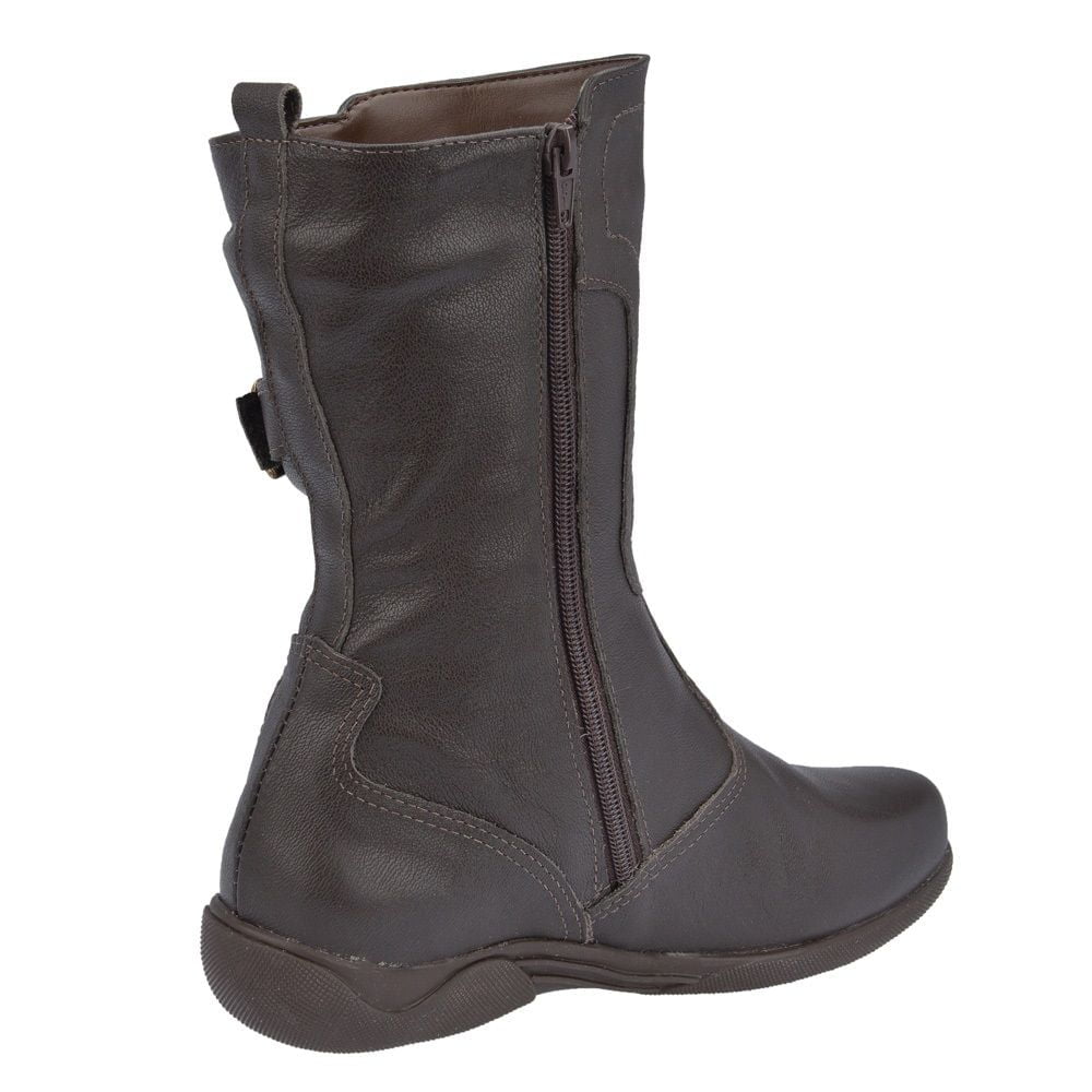 bota feminina forrada lã carneiro